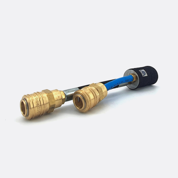 Kurze Mini-Absperrblase mit Bypass 30/40 mm