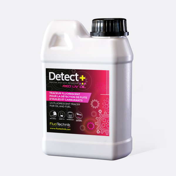 Lecksuchmittel Öl Detect+ Red UV Oil bei Ölverlust | FluoTechnik