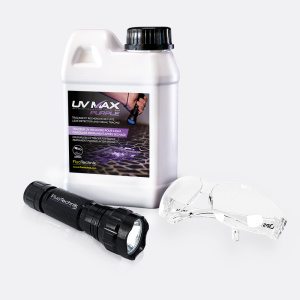 UV MAX Purple Kit und UV Lampe - Taschenlampe - Hohe Präzision - 365nm
