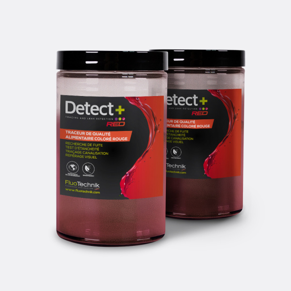 Pack 2 Farben Farbstoff für Tracer und Lecksuche Pulver - DETECT+