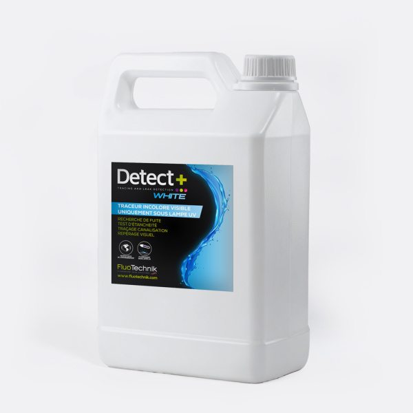 Lecksuchmittel für die Dichtheitsprüfung flüssig Konzentrat - COLOURLESS FLUORESZENT - DETECT + WHITE