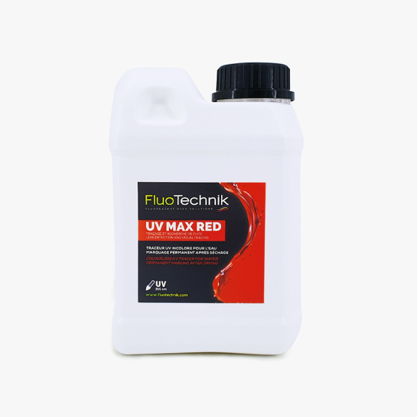 Tracer für lecksuche und flüssige dichtheitsprüfung - fluoreszent incolore - UV MAX RED