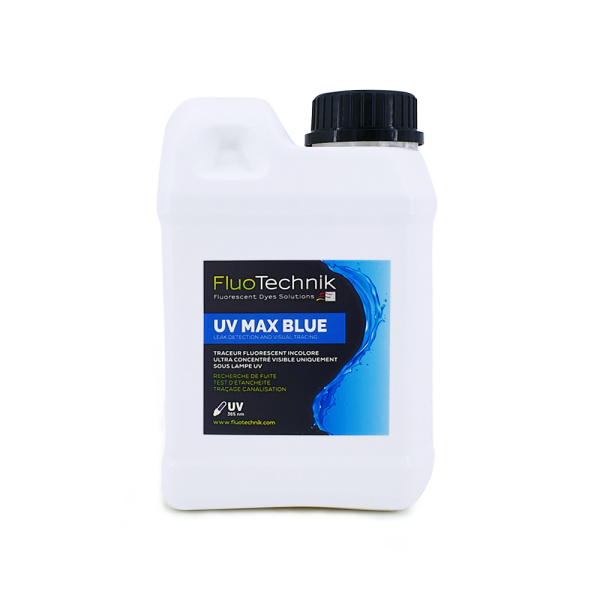 UV-Tracer Wasser (blau): UV Max Blue für Leckortung| FluoTechnik